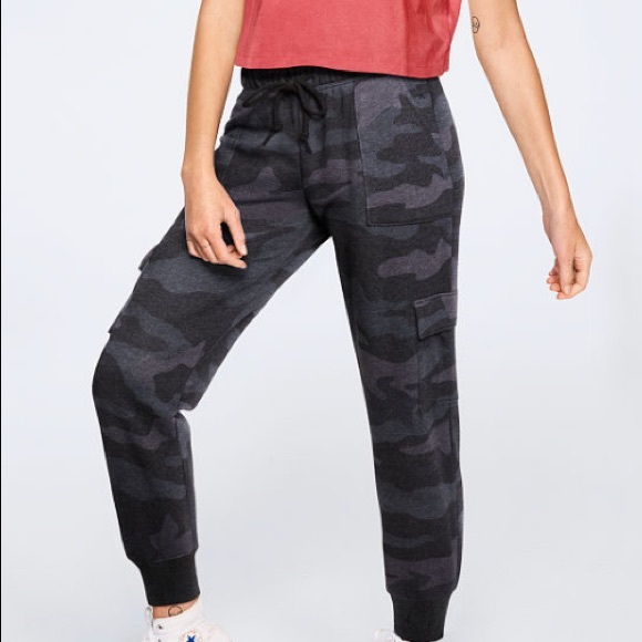 victoria secret high waist cargo jogger